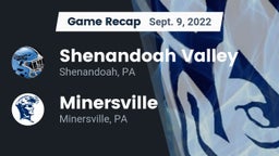 Recap: Shenandoah Valley  vs. Minersville  2022
