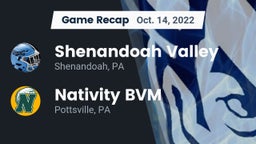 Recap: Shenandoah Valley  vs. Nativity BVM  2022