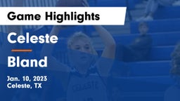Celeste  vs Bland  Game Highlights - Jan. 10, 2023