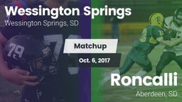 Matchup: Wessington Springs vs. Roncalli  2017