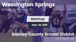 Matchup: Wessington Springs vs. Stanley County School District 2018
