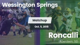 Matchup: Wessington Springs vs. Roncalli  2018