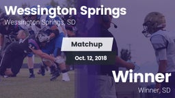 Matchup: Wessington Springs vs. Winner  2018