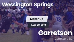 Matchup: Wessington Springs vs. Garretson  2019