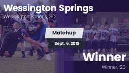 Matchup: Wessington Springs vs. Winner  2019