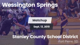 Matchup: Wessington Springs vs. Stanley County School District 2019