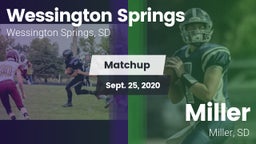 Matchup: Wessington Springs vs. Miller  2020