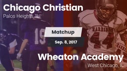 Matchup: Chicago Christian vs. Wheaton Academy  2017