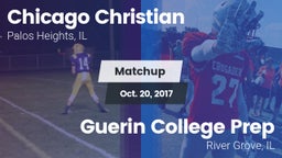 Matchup: Chicago Christian vs. Guerin College Prep  2017