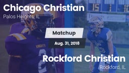 Matchup: Chicago Christian vs. Rockford Christian  2018