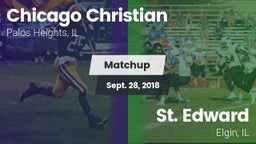 Matchup: Chicago Christian vs. St. Edward  2018