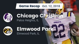 Recap: Chicago Christian  vs. Elmwood Park  2018