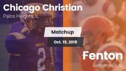 Matchup: Chicago Christian vs. Fenton  2018
