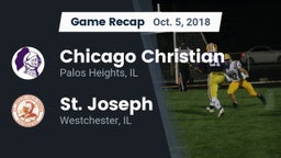 Recap: Chicago Christian  vs. St. Joseph  2018