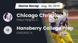 Recap: Chicago Christian  vs. Hansberry College Prep 2019