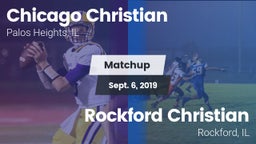 Matchup: Chicago Christian vs. Rockford Christian  2019
