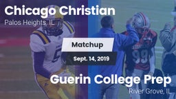 Matchup: Chicago Christian vs. Guerin College Prep  2019