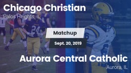 Matchup: Chicago Christian vs. Aurora Central Catholic 2019