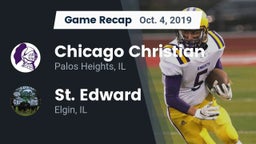 Recap: Chicago Christian  vs. St. Edward  2019