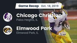 Recap: Chicago Christian  vs. Elmwood Park  2019