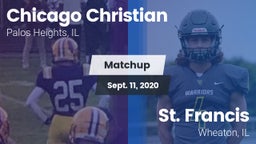 Matchup: Chicago Christian vs. St. Francis  2020