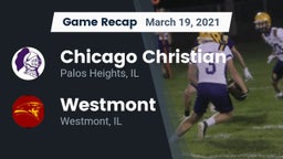 Recap: Chicago Christian  vs. Westmont  2021