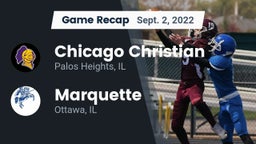 Recap: Chicago Christian  vs. Marquette  2022