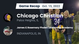 Recap: Chicago Christian  vs. James & Rosemary Phalen Leadership Academy 2022