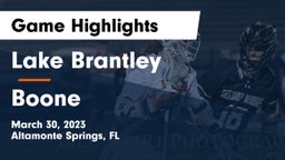 Lake Brantley  vs Boone  Game Highlights - March 30, 2023