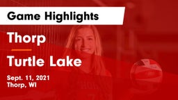 Thorp  vs Turtle Lake  Game Highlights - Sept. 11, 2021