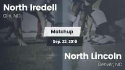 Matchup: North Iredell High vs. North Lincoln  2016