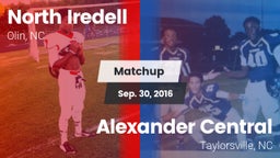 Matchup: North Iredell High vs. Alexander Central  2016