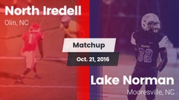 Matchup: North Iredell High vs. Lake Norman  2016