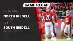 Recap: North Iredell  vs. South Iredell  2016