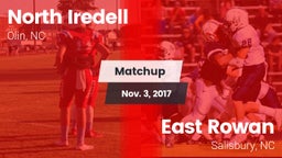 Matchup: North Iredell High vs. East Rowan  2017