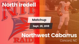 Matchup: North Iredell High vs. Northwest Cabarrus  2018