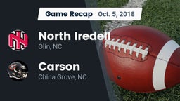 Recap: North Iredell  vs. Carson  2018