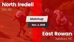 Matchup: North Iredell High vs. East Rowan  2018