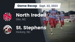 Recap: North Iredell  vs. St. Stephens  2023