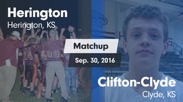 Matchup: Herington vs. Clifton-Clyde  2016