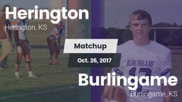 Matchup: Herington vs. Burlingame 2017