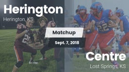 Matchup: Herington vs. Centre  2018