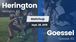 Matchup: Herington vs. Goessel  2018