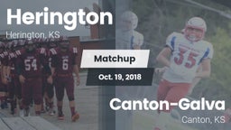 Matchup: Herington vs. Canton-Galva  2018