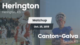 Matchup: Herington vs. Canton-Galva  2019