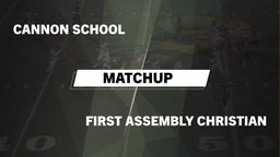 Matchup: Cannon vs. Concord First Assembly Academy 2016