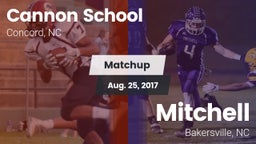 Matchup: Cannon vs. Mitchell  2017