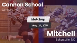Matchup: Cannon vs. Mitchell  2018