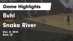 Buhl  vs Snake River  Game Highlights - Dec. 8, 2018