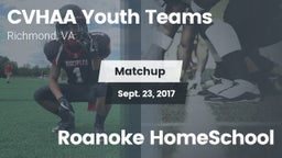 Matchup: CVHAA Youth Teams vs. Roanoke HomeSchool 2017